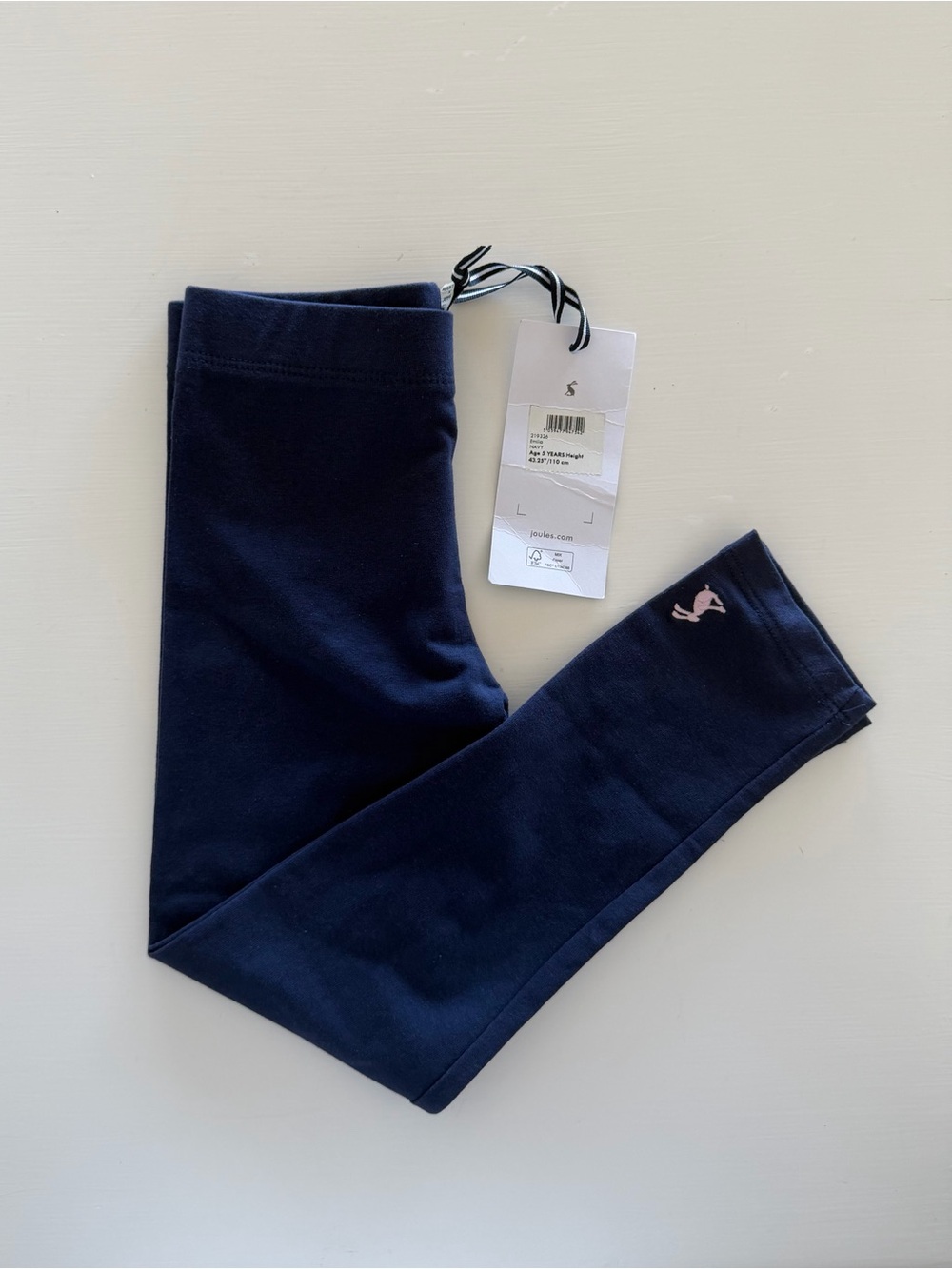 Joules Girls Navy Leggings Size 5T NWT